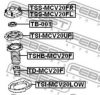TOYOT 4860933140 Mounting, shock absorbers